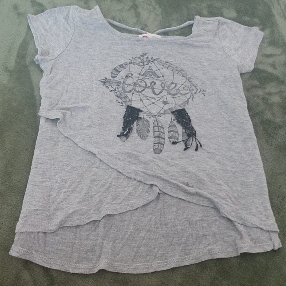 Grey dream catcher top